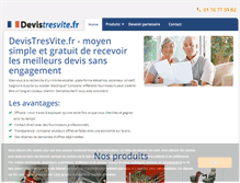 Tablet Screenshot of devistresvite.fr