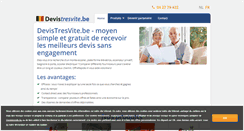 Desktop Screenshot of devistresvite.be